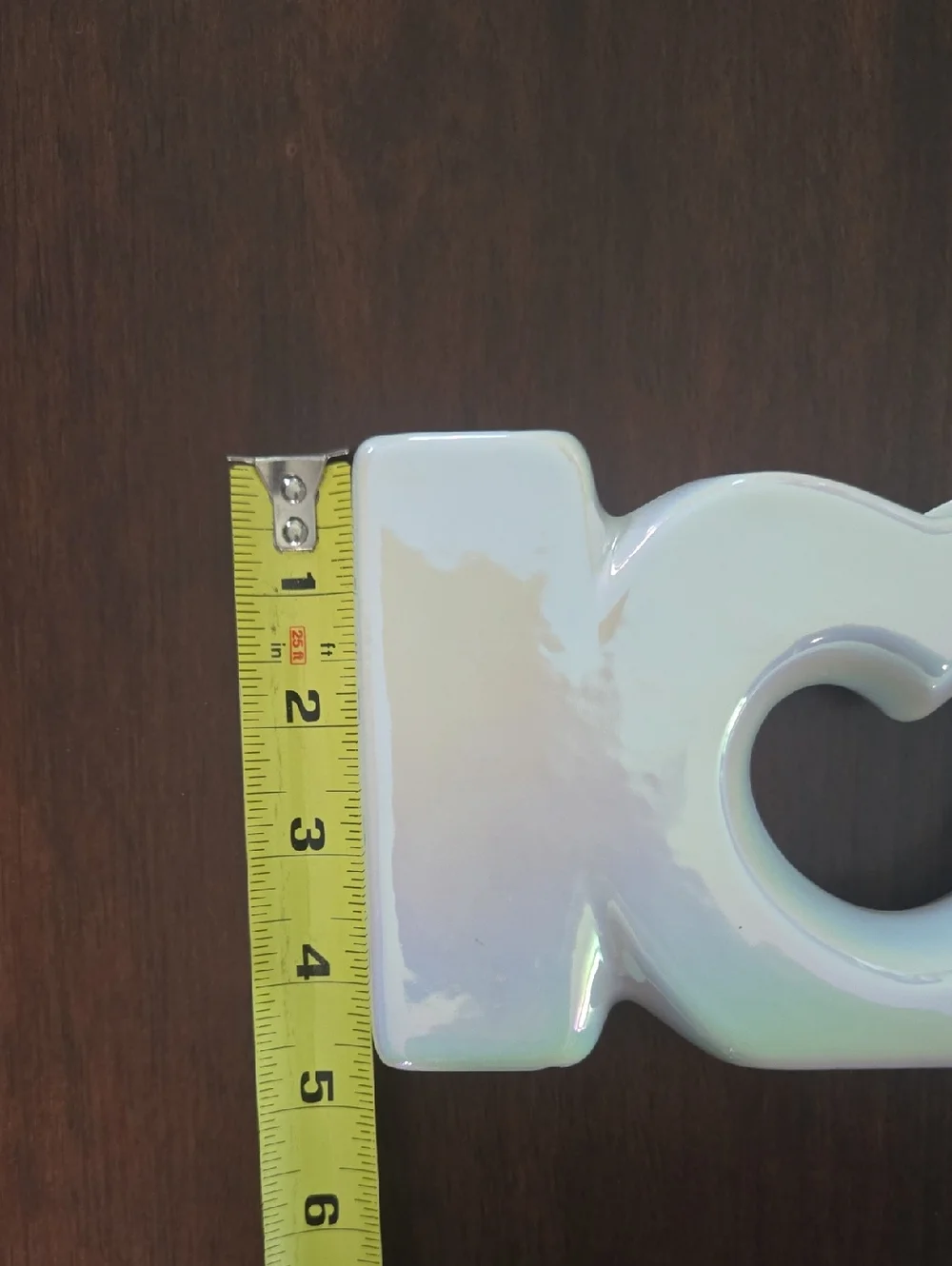 I♡U Iridescent Ceramic Vase
